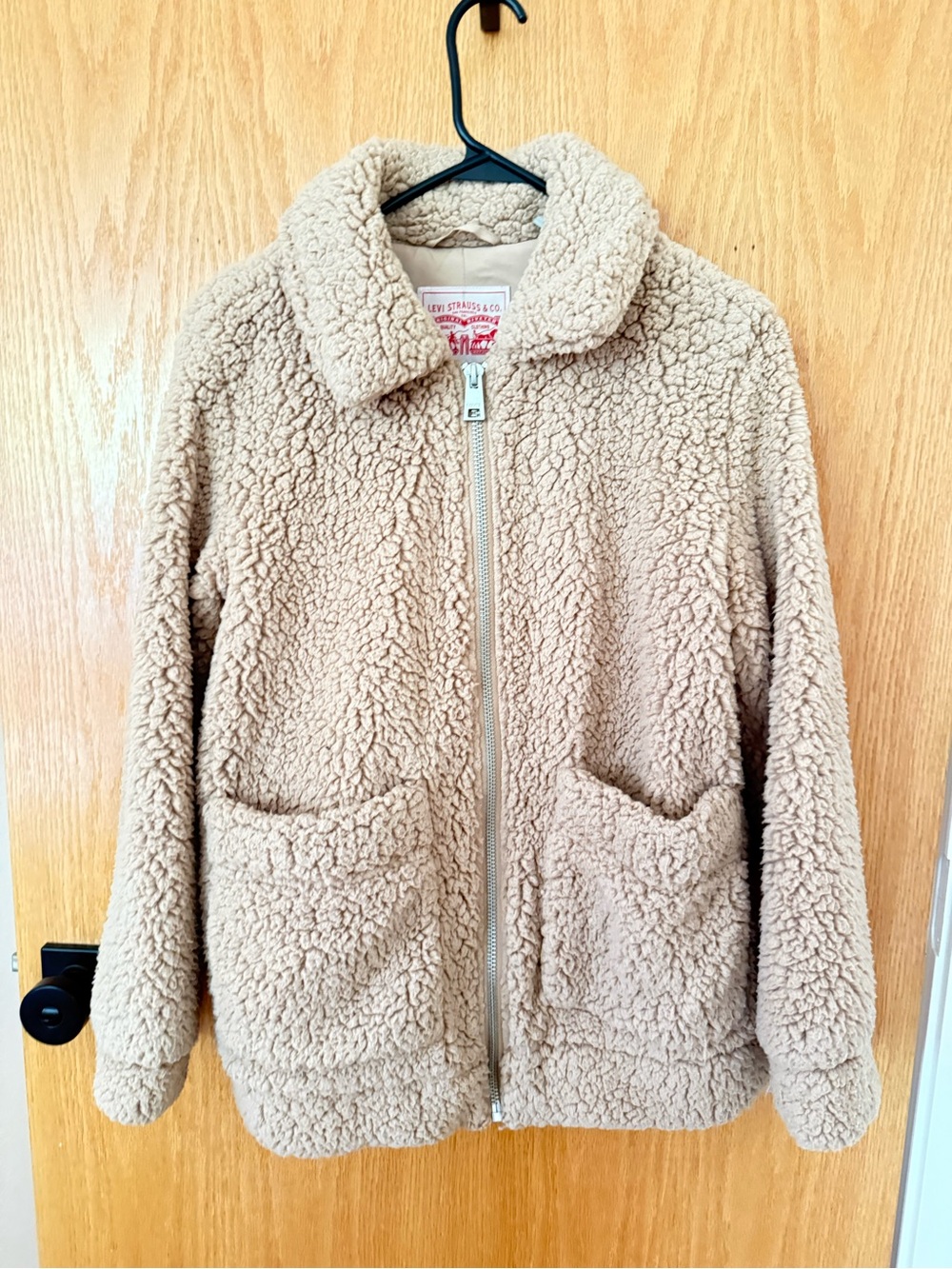 Levi's Tan Sherpa Zip Jacket